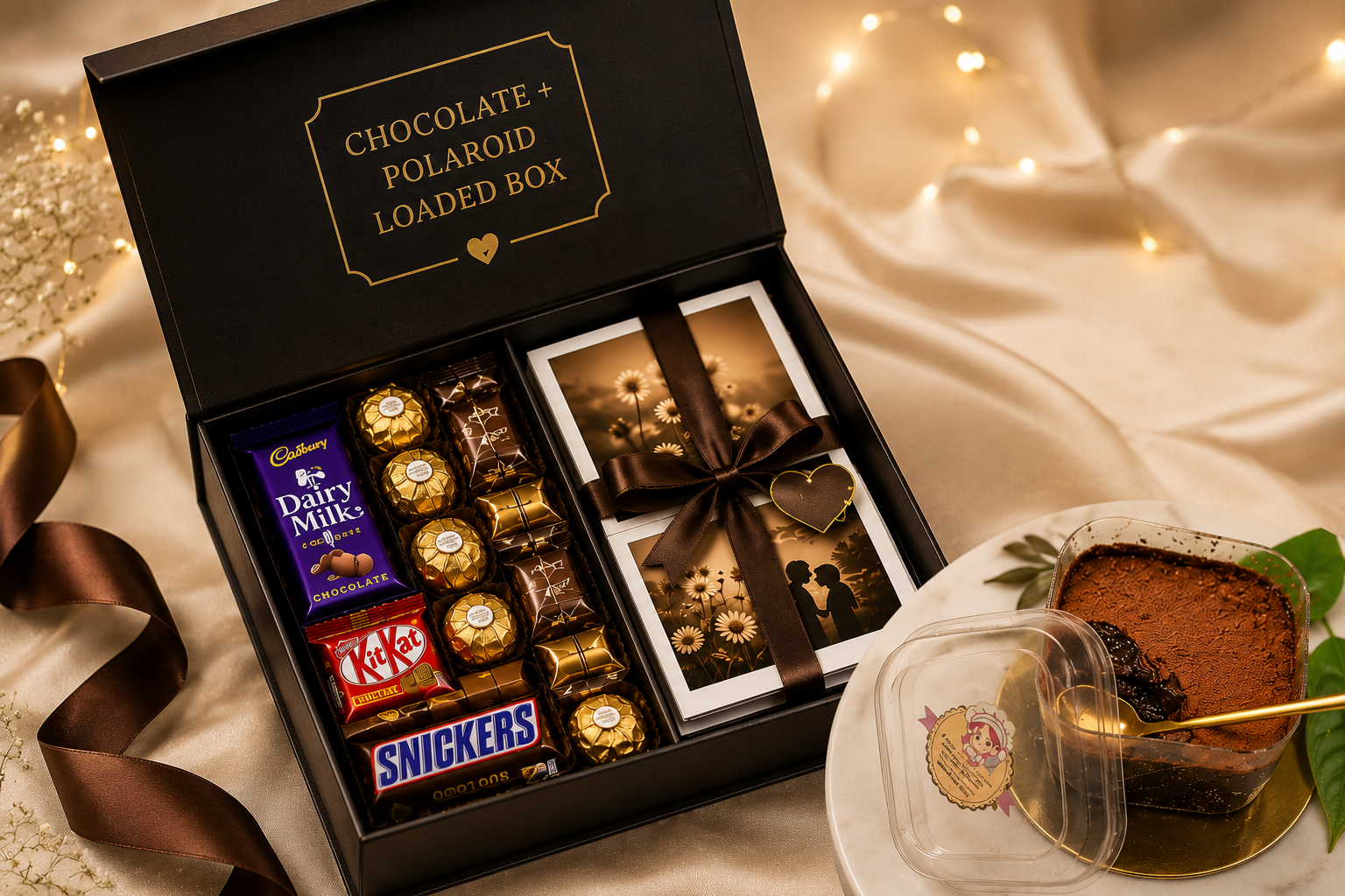 Chocolate + Polaroid Loaded Box