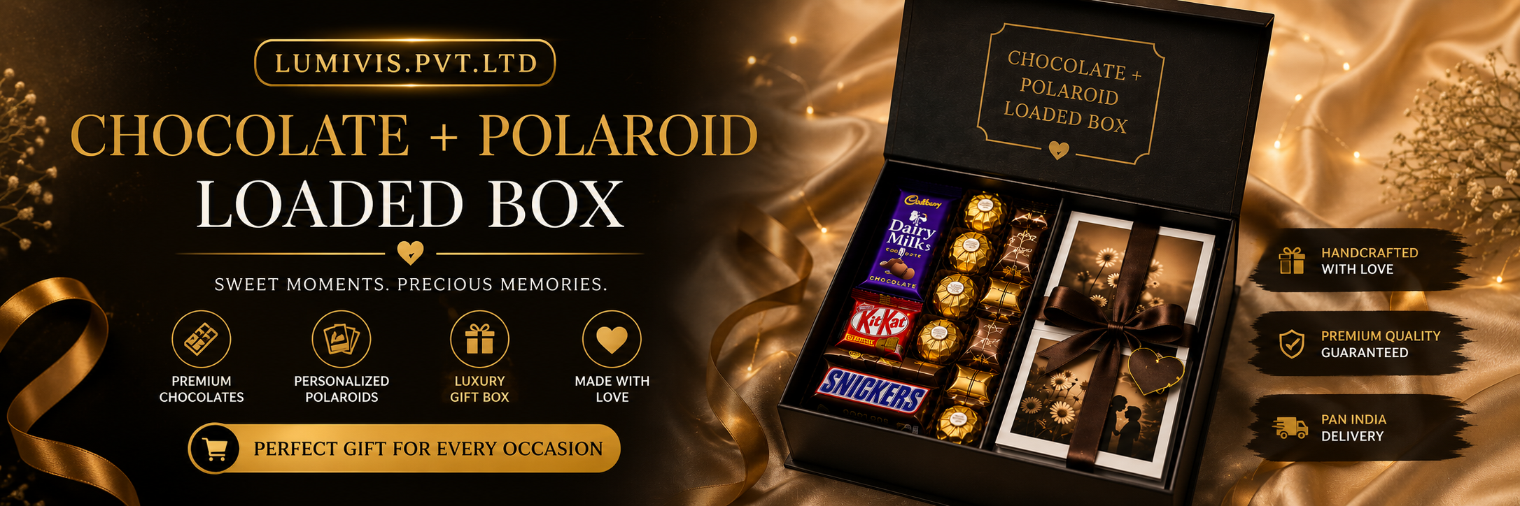 Chocolate loaded box cover