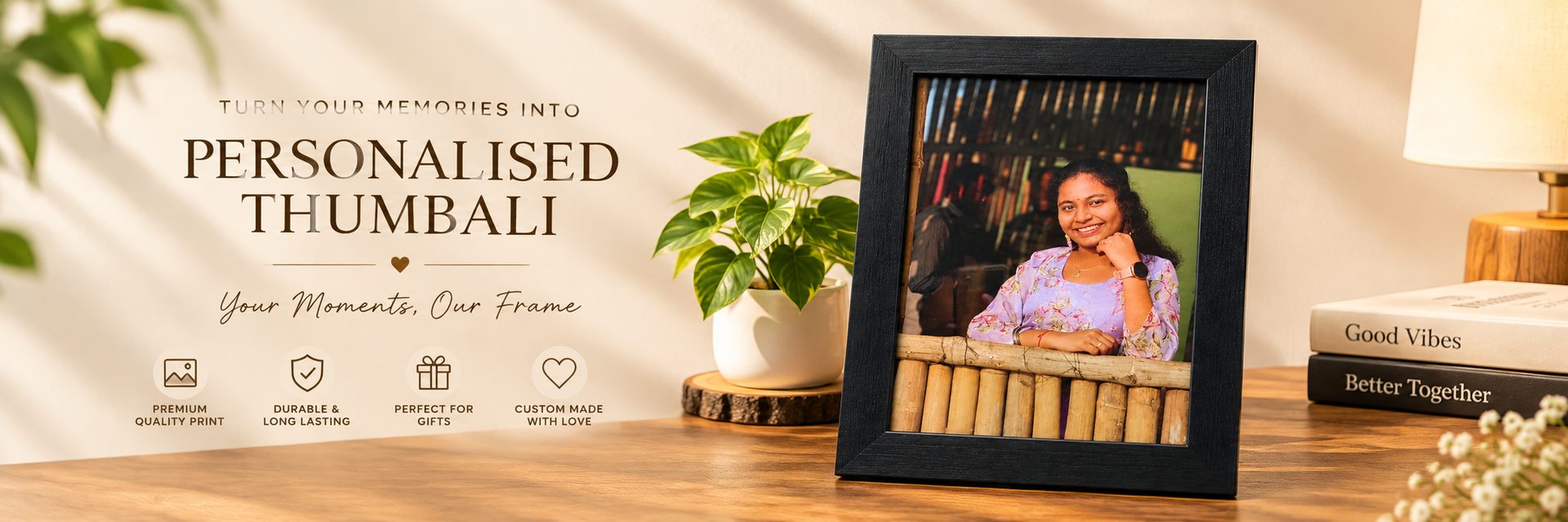 Personalised Photo Frame – 8 × 12 Inches cover