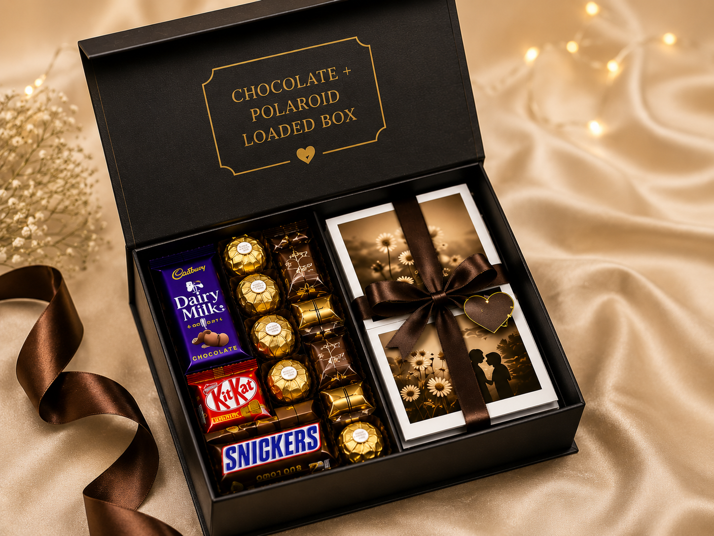 Chocolate + Polaroid Loaded Box