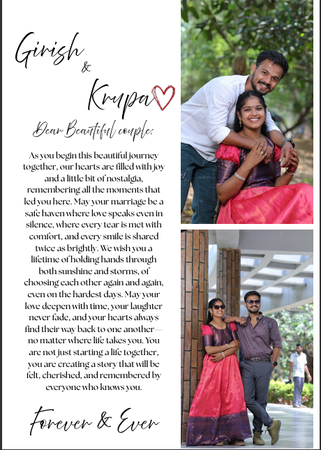 Marriage Edition Personalized Magazine